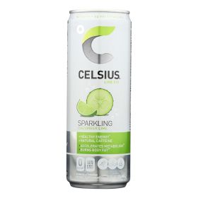 Celsius Sparkling Cucumber-lime Fitness Drink - Case Of 12 - 12 Fz